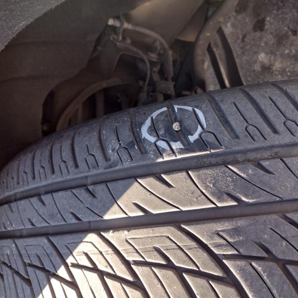Nail in Tire